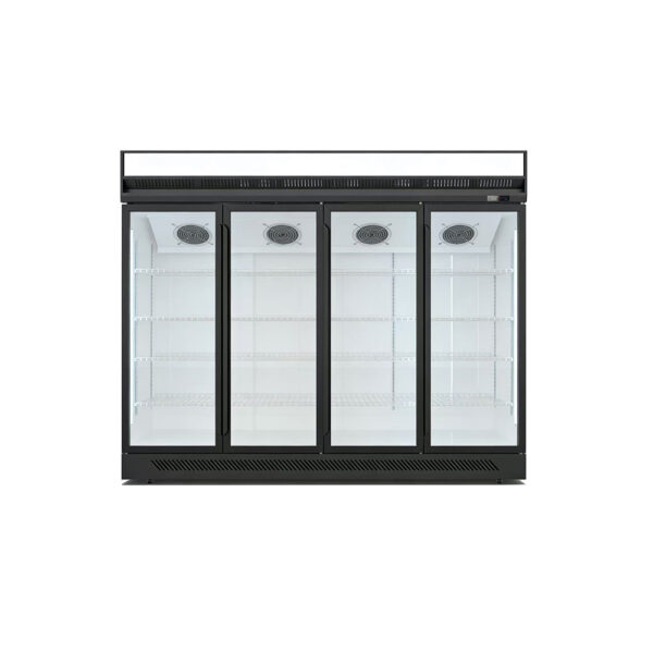 Upright Freezer for Convenience Store Commercial Display Refrigerator Glass Door Supermarket Showcase Beverage Fridge
