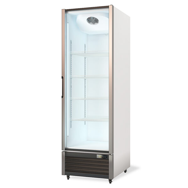 Deluxe Double Aluminum Single-Temperature Cabinet Freezer
