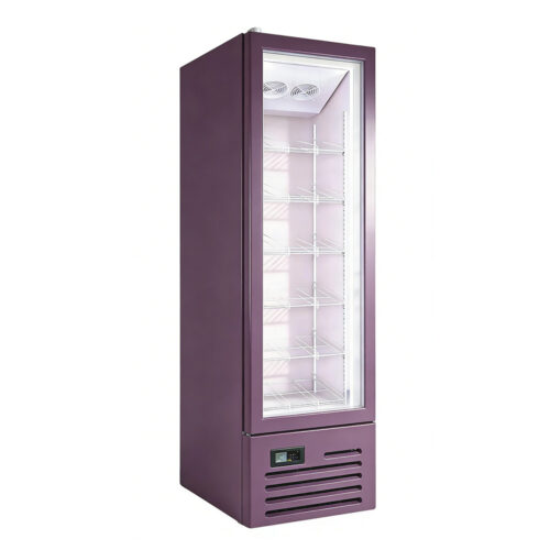 Commercial Fridge Upright Glass Door Supermarket Display Cooler Beverage Freezer