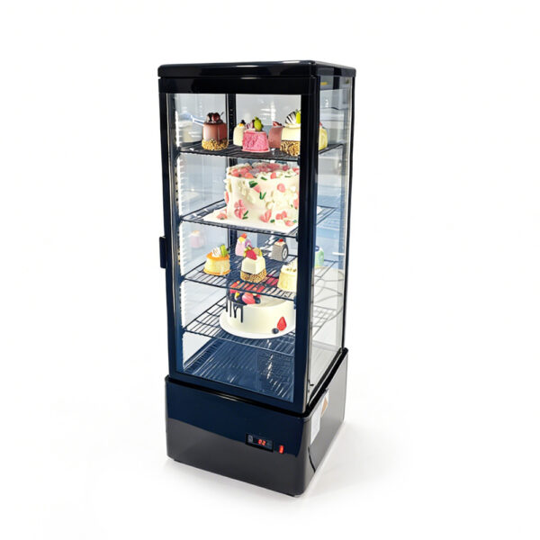 Commercial Counter Cake Display Fridge Energy-Saving Adjustable 2-Door Digital Control Support Customize Logo for Cake Store