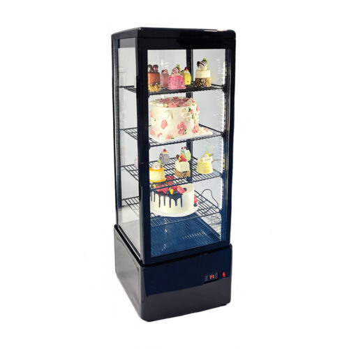 Compact Countertop Refrigerated Cake Display Cabinet with Glass Showcase & Cooling for Bakery Cake Dessert Display