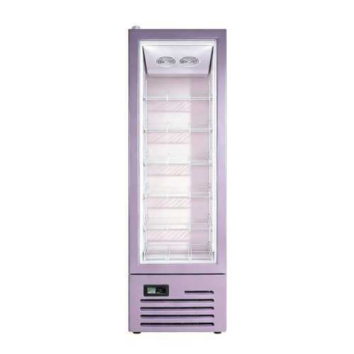 Glass Door Commercial Fridge Supermarket Display Cooler Upright Beverage Freezer