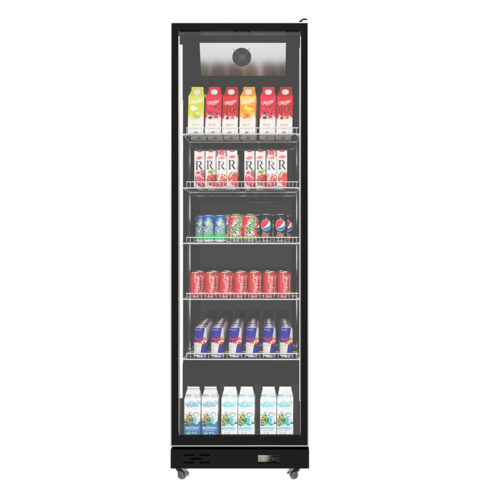 One Door Commercial Chiller Refrigerator Display Fridge