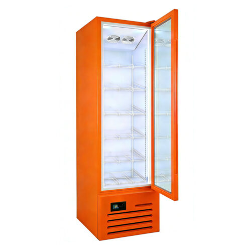400L Compact Color Refrigerated Fresh Storage Display Cabinet with Deep Body Design and Large Capacity for Food and Beverage Use