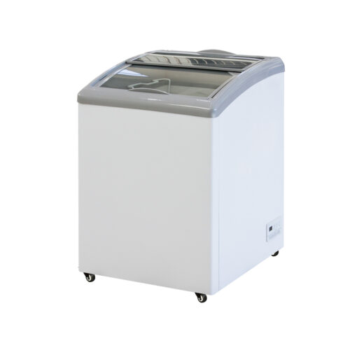 Single Door Ice Cream Seafood Display Refrigerator Island Freezer