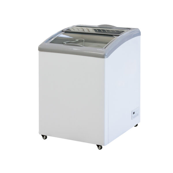 Single Door Ice Cream Seafood Display Refrigerator Island Freezer