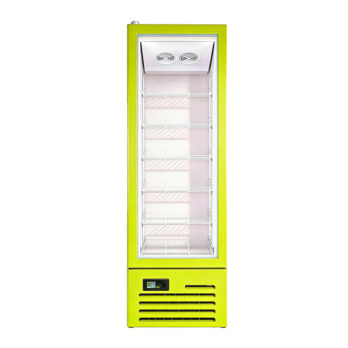 Commercial 400L Freezer Single-Temperature Decorative Beverage Refrigerator Drawer Modern Style Beverages Display Cabinet