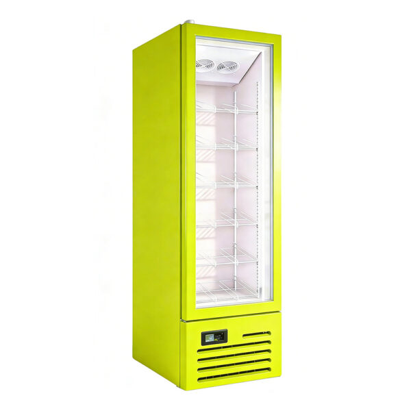 400L Upright Freezer Single-Temperature Decorative Beverage Refrigerator Drawer Modern Style Beverages Display Cabinet