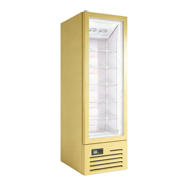 Commercial Supermarket Beverage Cooler Glass Door Upright Beer Fridge Display Freezer