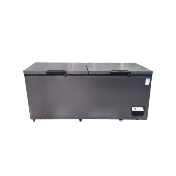 Large Capacity Double Door Chest Freezer Horizontal Deep Freezer for Meat Seafood Ice Cream