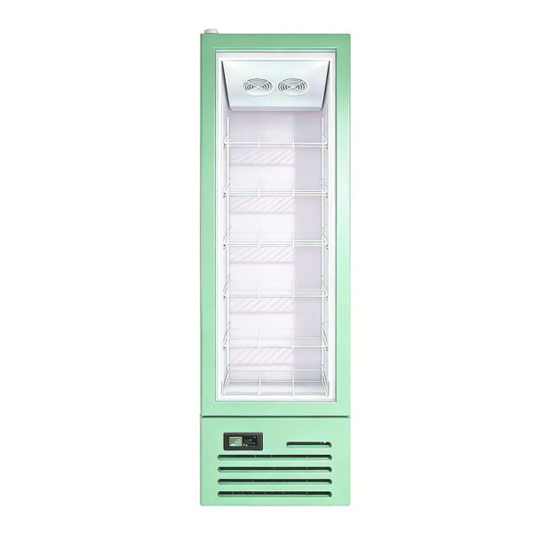 Commercial Supermarket Display Cooler Glass Door Refrigerator Upright Beverage Freezer