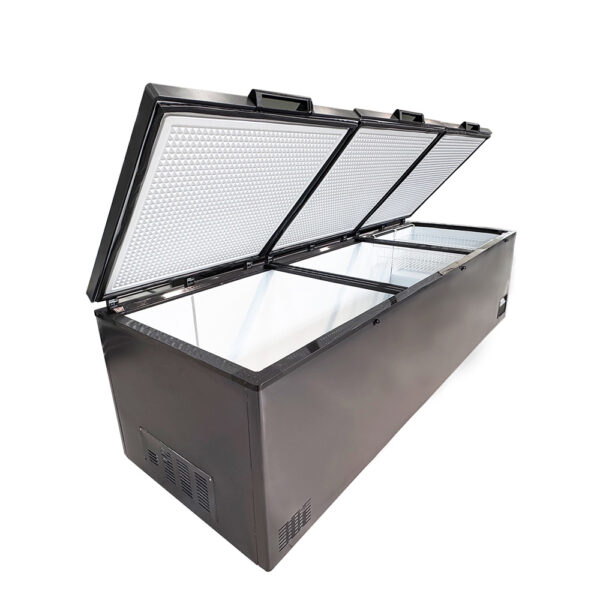 Supermarket Frozen Food Deep Freezers Horizontal Display showcase Freezer Ice-Cream Deep Freezer