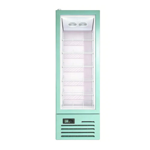 Freezer Upright Display Vertical Freezer with Glass Doors Air Cooling Refrigerator