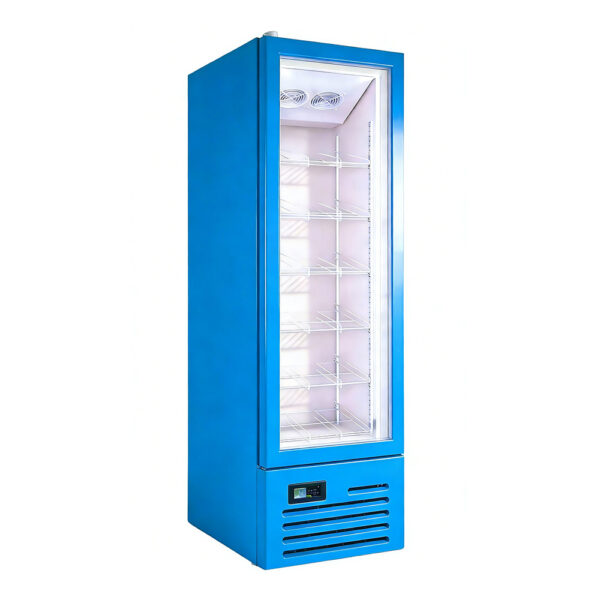 Commercial Single Door Vertical Glass Door Refrigerator Coca Display Cola Beverage Freezer Fridge Refrigerator