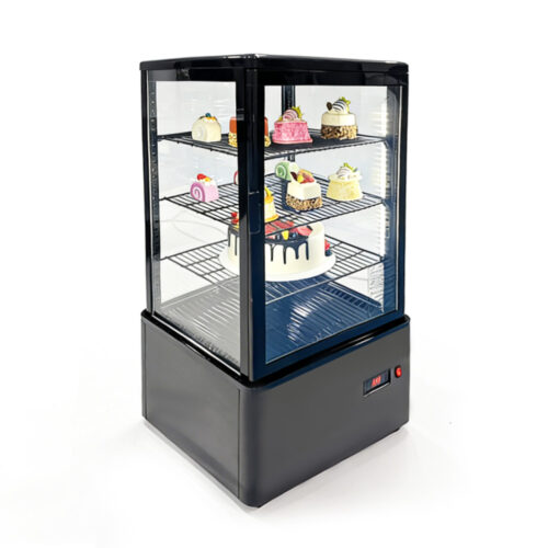 Professional Commercial Electric Display Fridge Cake Showcase with LED Lighting