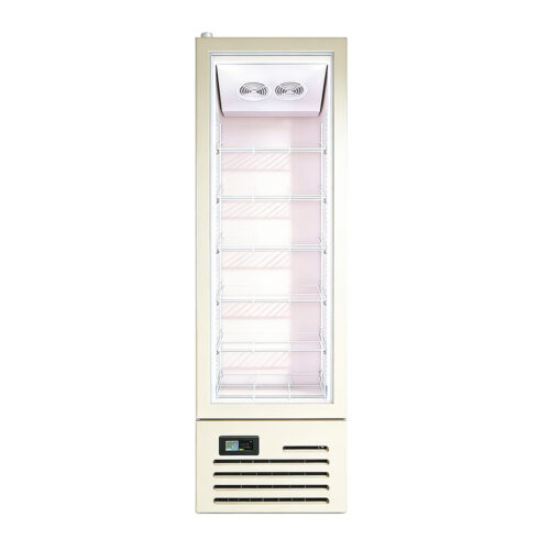 Factory Wholesale Commercial Cooler Upright Display Freezer with Glass Doors Refrigerator