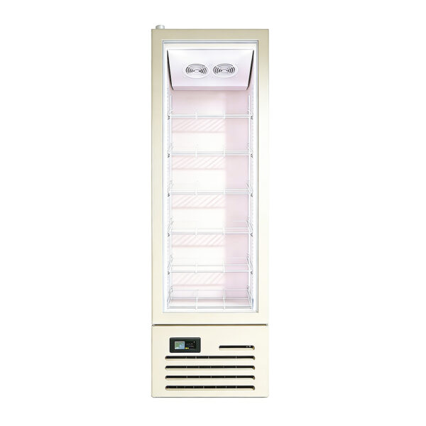 Factory Wholesale Commercial Cooler Upright Display Freezer with Glass Doors Refrigerator