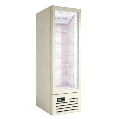 Commercial Cooler Upright Display Freezer with Glass Doors Refrigerator