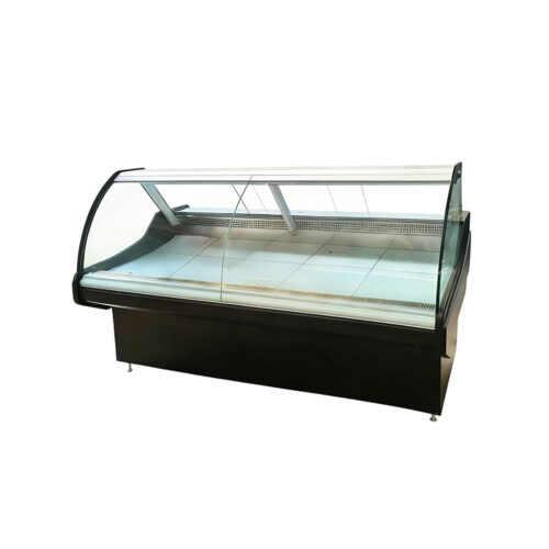 Supermarket Deli Cooler Showcase Commercial Cooked Food Fresh Meat Display Cabinet Refrigeration Equipment Wholesale