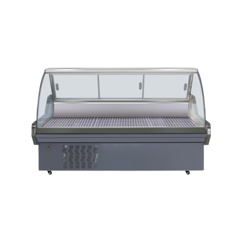 Wholesale Supermarket Deli Cooler Showcase Commercial Cooked Food Fresh Meat Display Cabinet Refrigeration Equipment